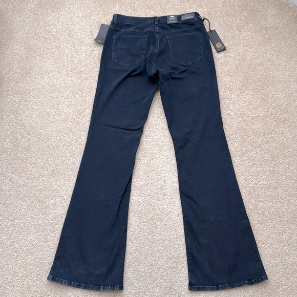 NWT Mavi Gold High Rise Flare Leg Dark Wash Indigo 70's Stretch Jeans Size 31 - Picture 4 of 10